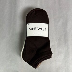 New Nine West Socks Women’s 10 Pair Brown & Tan Low Cut Socks Casual Activewear